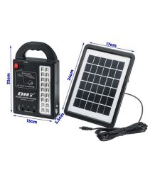 Solar Güneş Enerjili Aydınlatma Sistemi 3 Ampül Şarjlı Telefon Şarj Kablolu ışıldak