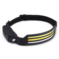 Sensör Far COB LED Kafa Lambası El Feneri USB Şarj Edilebilir Kafa Feneri Kafa Lambası