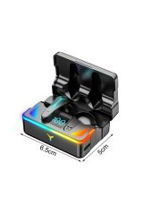 Gm8 E-spor Oyun Çipli Dijital Led Ekranlı Rgb Işıklı Oyuncu Bluetooth Kulaklık