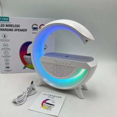 G Akıllı Işık Bluetooth Hoparlör Gökkuşağı 5w Kablosuz Şarj Cihazı Rgb Işıklı Masa Lambası
