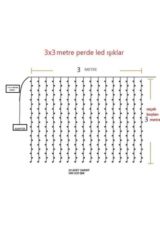Kumandalı 8 Ayrı Moda Sahip 3mx3m ( 300 Cm X 300 Cm ) Perde Peri Usb led Işık