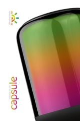 Capsule Taşınabilir Bluetooth Hoparlör Ses Bombası Yüksek Ses Gücü Sese Duyarlı Led Işık Bass