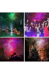 Büyük Boy Astronot Tasarım Galaxy Yıldız Plazma Gökyüzü Gece Lambası Zamanlama Fonksiyon Kumandalı