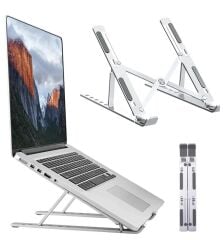 Aliminyum Ayarlı Laptop Macbook Notebook Bilgisayar Tablet Yükseltici Tutucu