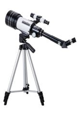 Profesyonel Astronomik Teleskop 70 Mm Mercek 150 Kez Yakınlaştırma Yüksek Güçlü