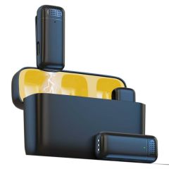 Kablosuz Yaka Mikrofonu Type C Youtube Facebook Tiktok Çekimi Bluetooth Çift Mikrofon