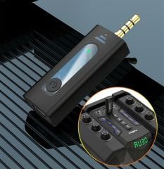 Kablosuz Yaka Mikrofonu AUX Giriş Youtube Facebook Tiktok Çekimi Bluetooth