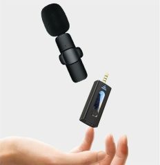 Kablosuz Yaka Mikrofonu AUX Giriş Youtube Facebook Tiktok Çekimi Bluetooth