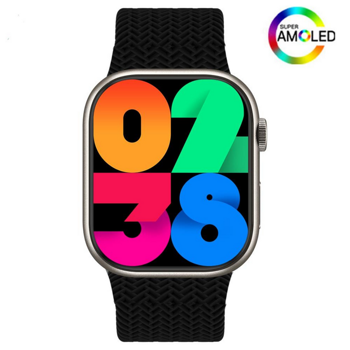 HK9 Pro BT Çağrı Destekli Amoled Akıllı Saat Siyah Full Özellik Pusula Aktif