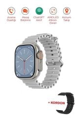Hk9 Ultra 2 Amoled Ekran GPS / NFC /Siri / Chat Gpt ve Pusula Destekli Watch Ultra 2 Akıllı Saat