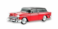 Klasik Araba Usb-Tf-Fm Radyo Bluetooth Hoparlör Hediye Aksesuar Kırmızı