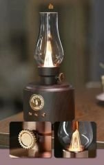 Nostaljik Retro Gaz Lambası Taşınabilir Bluetooth Hoparlör Rose Ahşap Dekorasyon Hediye