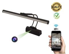 Aplik Kamera Aydınlatma Wifi Gizli Vida Kamera Led Ampül Işık Ayna Tablo Aydınlatma